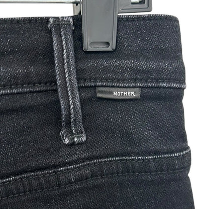 Mother Encounters At Night Black The Hustler Ankle Fray Jeans Womens 31 / 10
