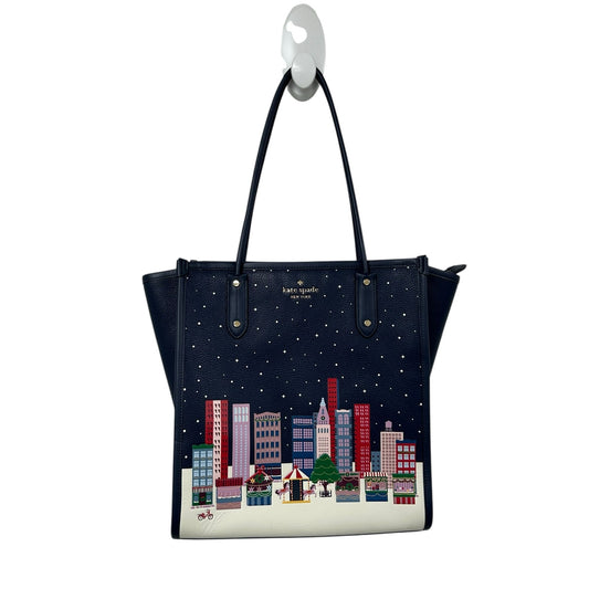 Kate Spade New York Ella Winter Wonders North South Double Handle Tote Bag