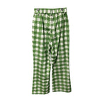 NWT Rosie Assoulin Green Picnic Embroidered Gingham Easy Does It Pant Womens 0