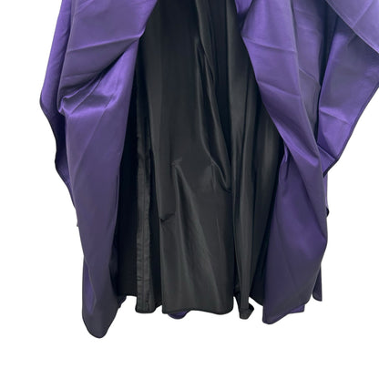Vintage Ralph Lauren Collection Purple Label 100% Silk Layered Skirt Womens 6