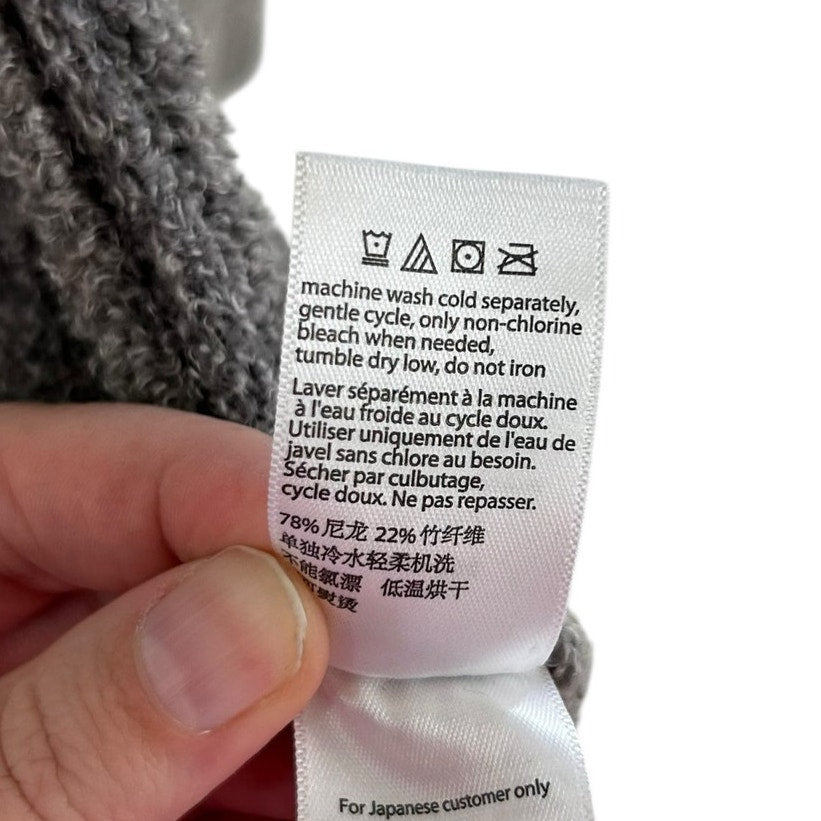 Barefoot Dreams Grey CozyChic Lite Knit Montecito Cardigan Sweater Womens XL