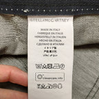 Stella McCartney Womens Frayed Star Crop Flared Jeans 27 US 2 Streetwear Grunge