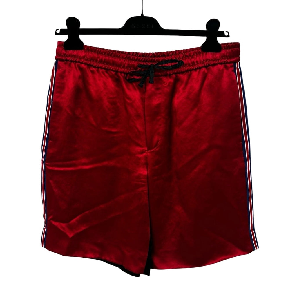 Gucci GG Star Acetate Red Black Streetwear Shorts Mens 46 / US 36 Small
