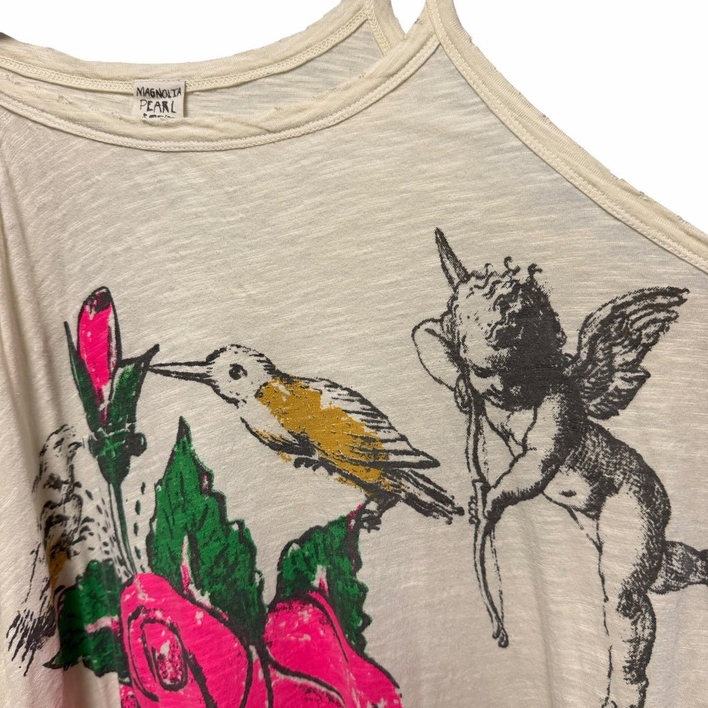 Magnolia Pearl Abbeyrosa Lana Tank Dress Moonlight Graphic Print One Size