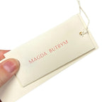 NWT Magda Butrym Beige Cashmere Blend Knit Cap Sleeve Mini Dress 36 / US 4