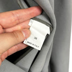 Brunello Cucinelli Light Grey Double Breasted Blazer Womens 38 / US 4 Corpcore