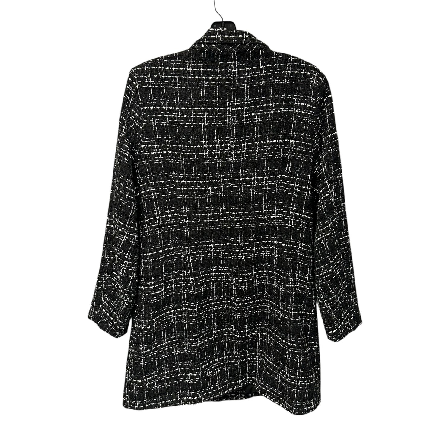 Pomander Place Tuckernuck Black White Tweed Stacie Mini Dress Womens Large