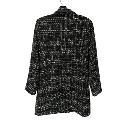 Pomander Place Tuckernuck Black White Tweed Stacie Mini Dress Womens Large