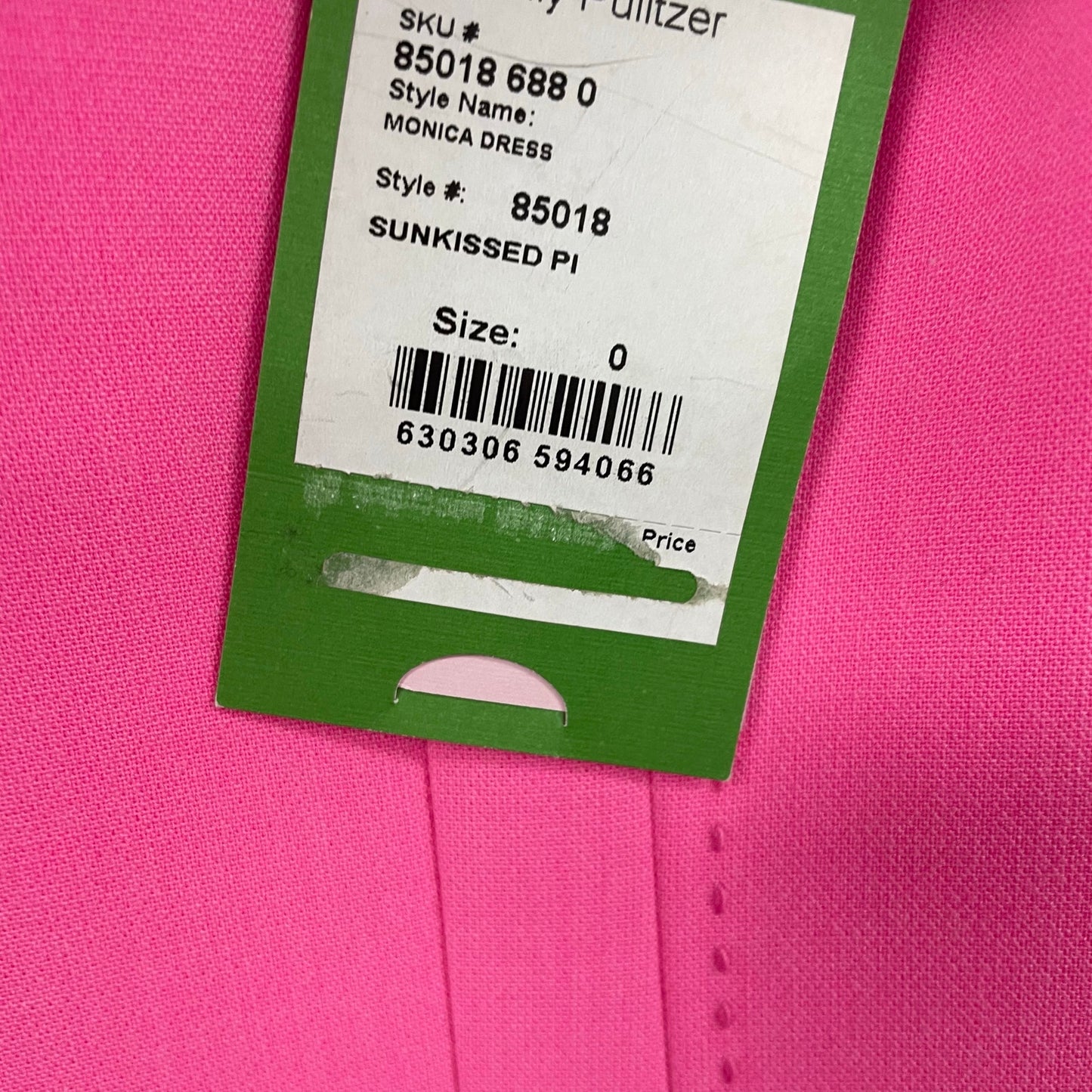 NWT Lilly Pulitzer Sleeveless Monica Dress Sunkissed Pink Womens 0