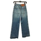 Victoria Beckham Womens High Rise Wide Leg Alina Jeans 25 US 0 Capsule Casual