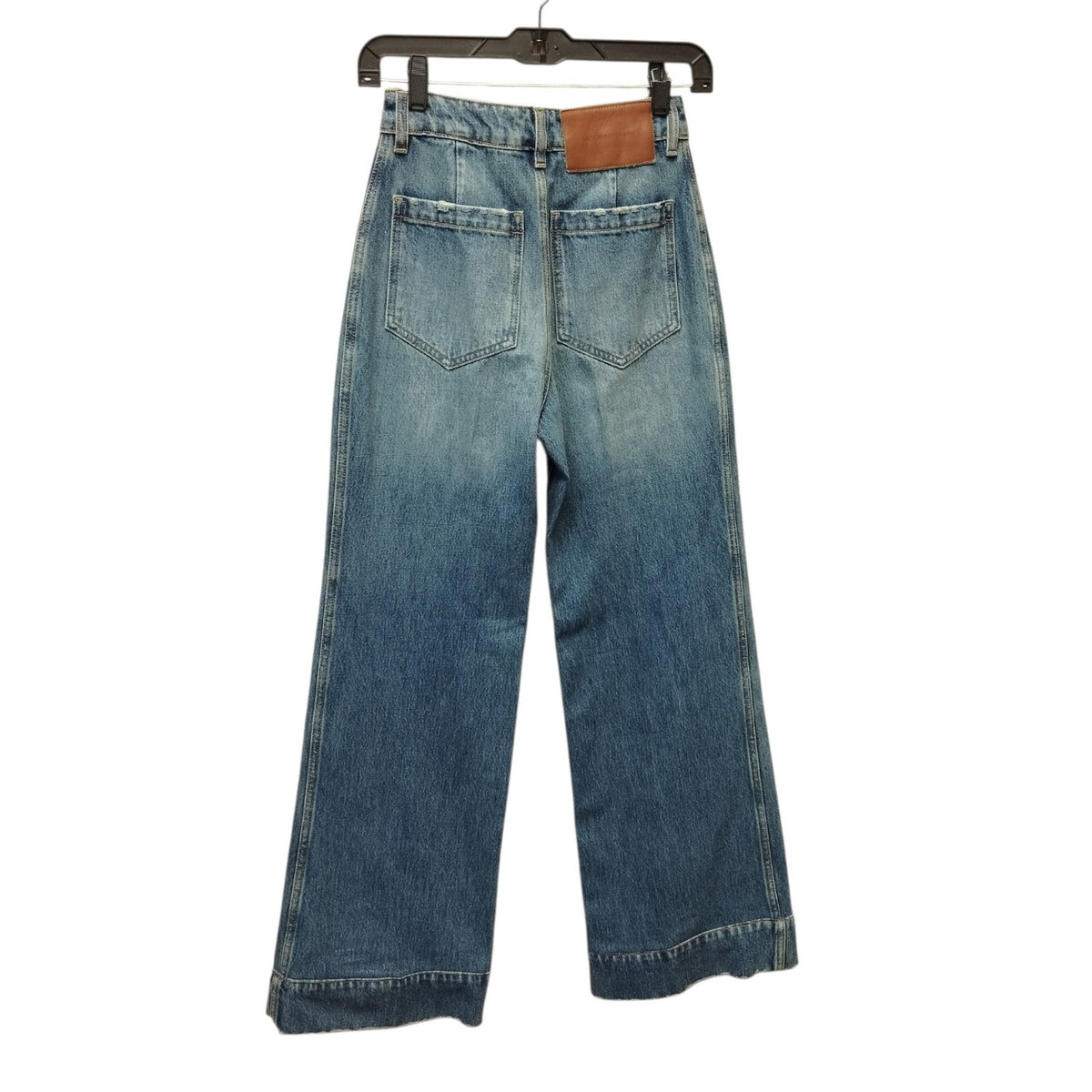 Victoria Beckham Womens High Rise Wide Leg Alina Jeans 25 US 0 Capsule Casual