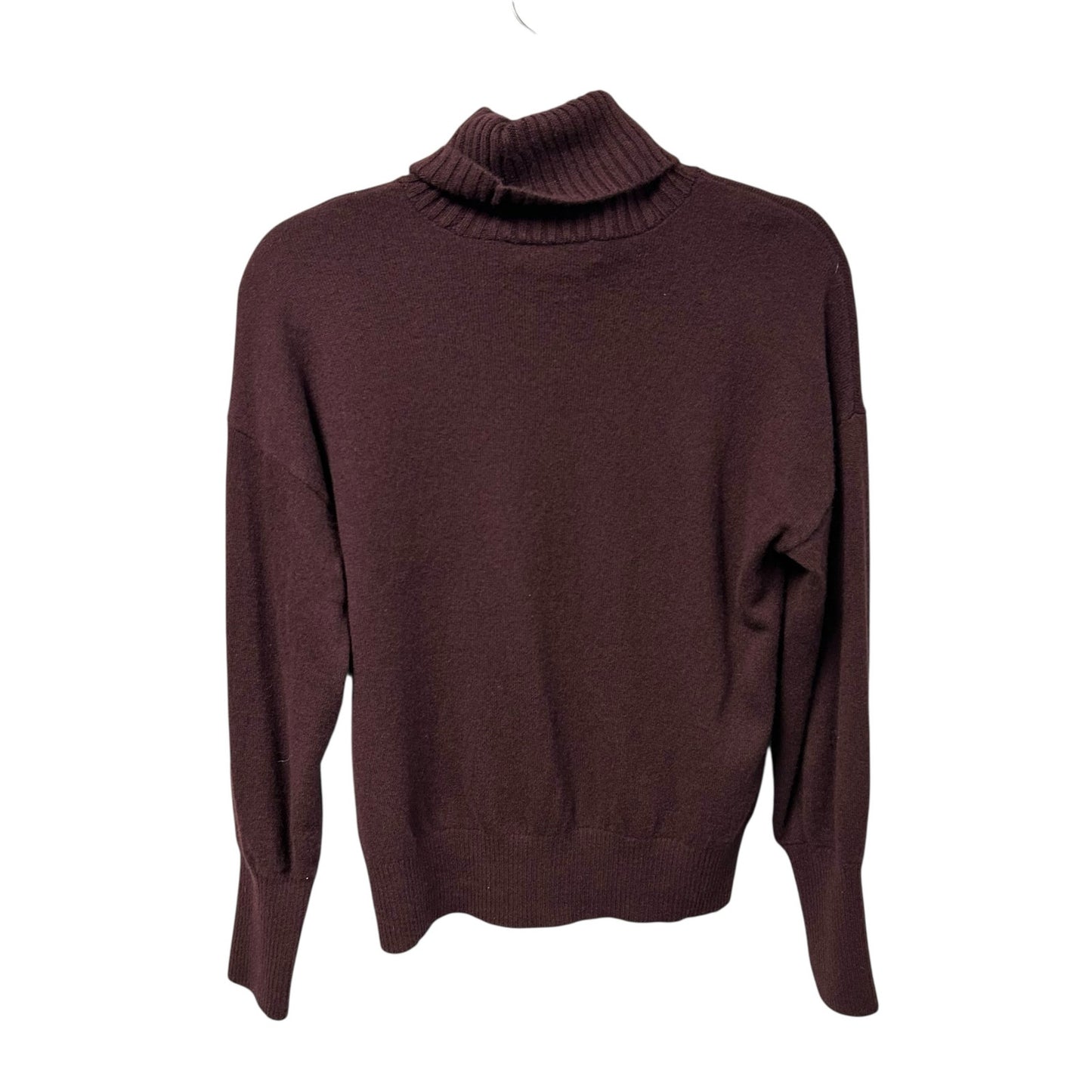 Madewell Heather Merlot (Re)sponsible Cashmere Turtleneck Sweater Womens Small