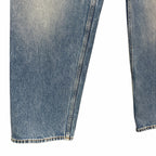 NWT Gucci Straight Fit Denim Pant Light Blue Wash Button Fly Jean Size 24 / US 2