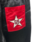 Gucci GG Star Acetate Red Black Streetwear Shorts Mens 46 / US 36 Small