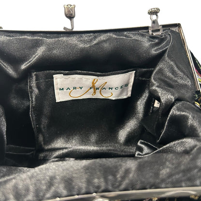 Vintage Mary Frances Sequin Rhinestone Embellished Beaded Fringe Evening Bag