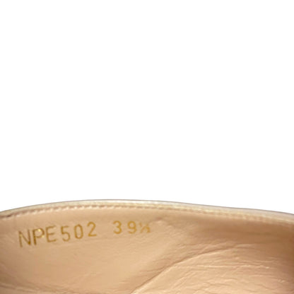 Valentino Garavani Rockstud Ankle Strap Calf Leather Pumps Poudre 39.5 / US 9.5