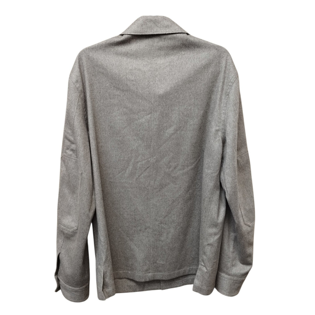 Zegna Mens Oasi Cashmere Alba Shacket Overshirt XL Quiet Luxury Designer Layers