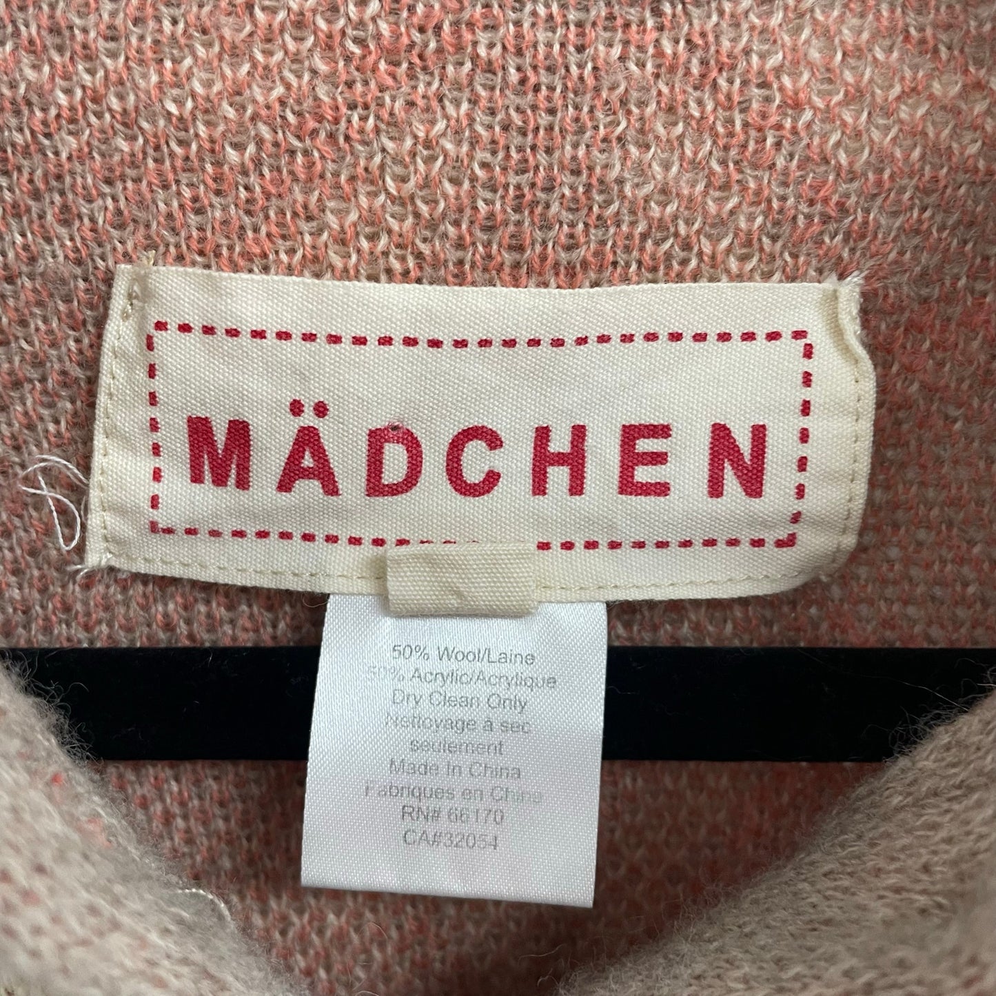 Anthropologie Madchen Flowering Pompona Sweater Cape Cardigan Womens Medium