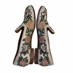 Ralph Lauren Purple Label Alonzo Embellished Denim Slipper Womens 36.5 / US 6.5