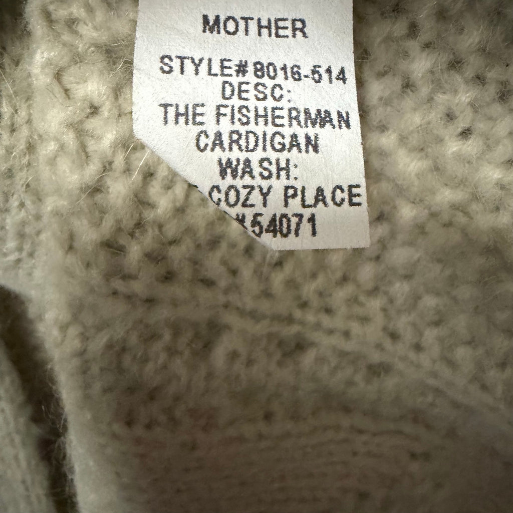 Mother The Fisherman Cardigan in The Cozy Place Small Novelty Whimsical Cozy