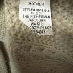 Mother The Fisherman Cardigan in The Cozy Place Small Novelty Whimsical Cozy