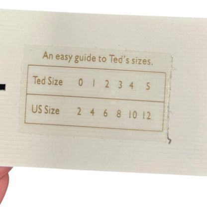 NWT Ted Baker Black Cylar Lace Detail Formal Joggers Womens 2 / US 6