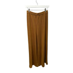 NWT Staud Camel Tan Wide Leg Knit Mitchell Pull On Pant Womens Small