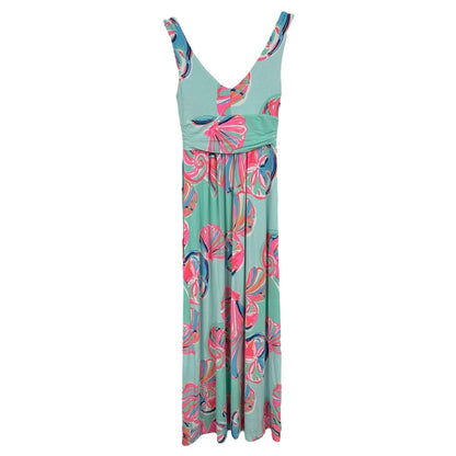 Lilly Pulitzer Minty Fresh On The Rocks Sloane Sleeveless Maxi Dress Womens XS