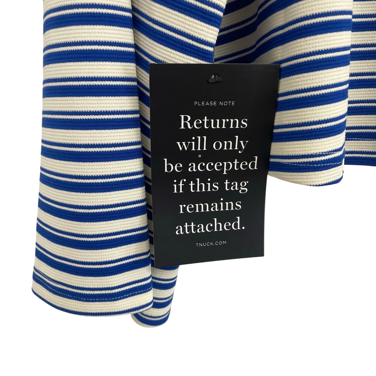 NWT Tuckernuck Pomander Place Regatta Stripe Alexia Shirt Blue White Womens XXL