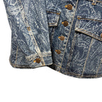 NWT Veronica Beard Jeans Tika Jacket Atlantic Paisley Denim Womens Small