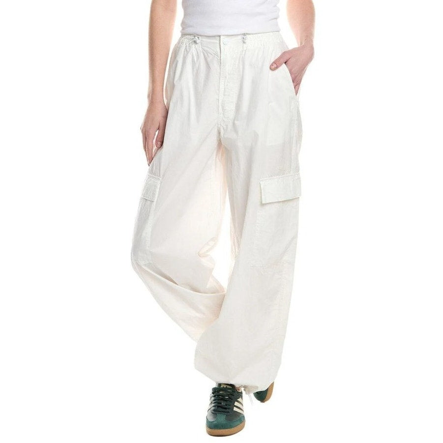 Mother The Skydiver Utility Cargo Pant in Tooth Fairy White Womens Size XS
