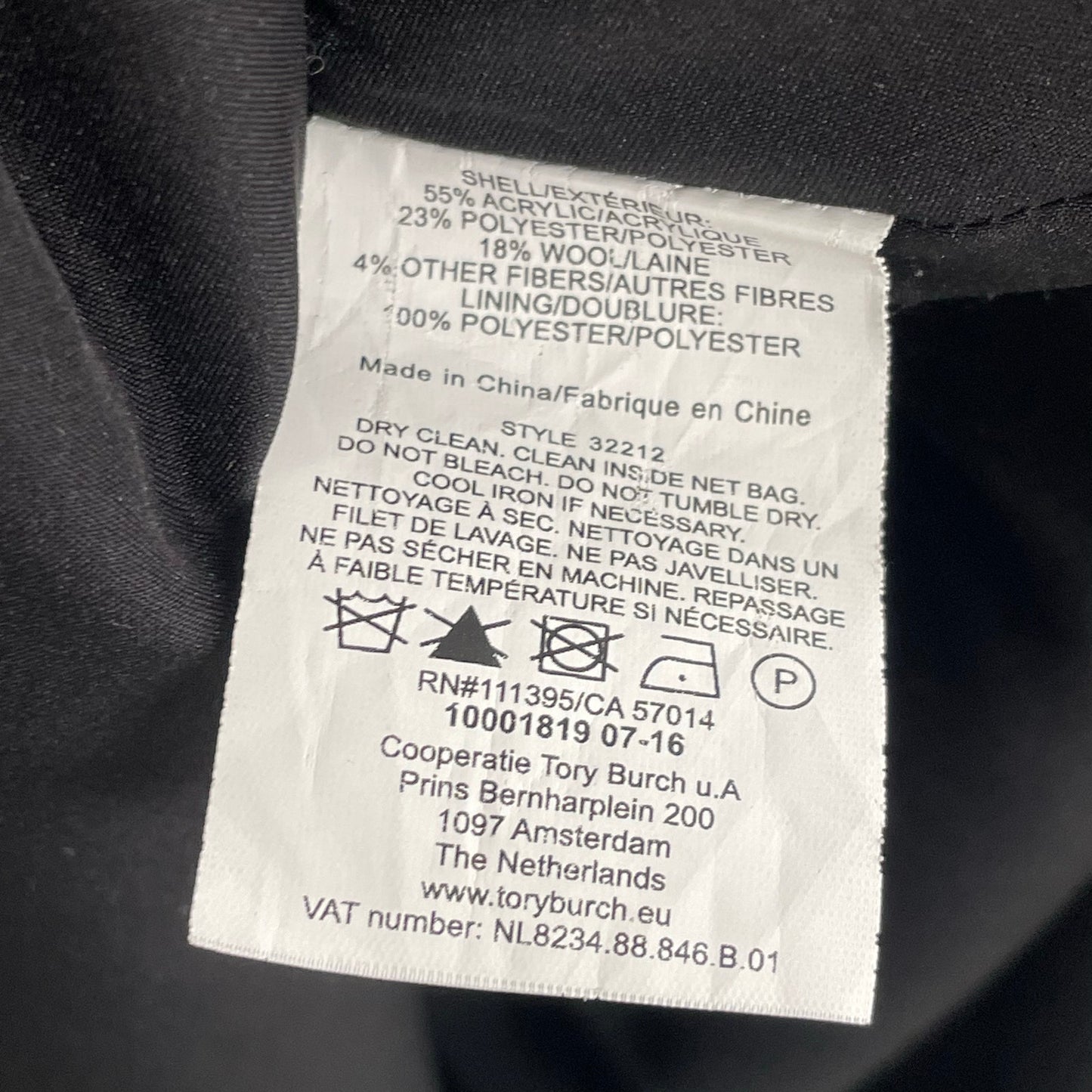 Tory Burch Norfolk Tweed Dress Green White Black Sequin Trim Womens Size 12