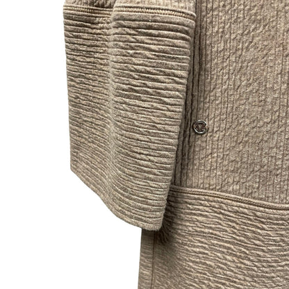 Lululemon Athletica Along the Way Full Zip Hoodie Heathered Soft Sand Womens XS