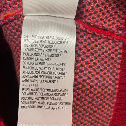 Farm Rio x Anthropologie Cold Shoulder Crew Sweater Multicolor Knit Womens Small