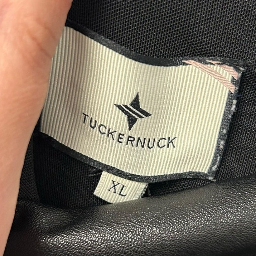 Tuckernuck Black Faux Leather Pull On Ankle Leggings Womens Size XL