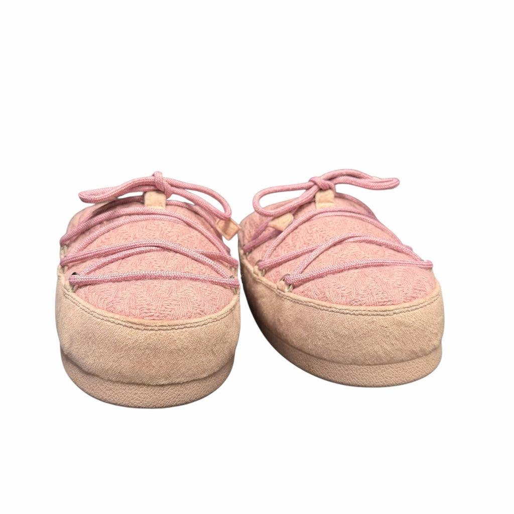 Moon Boot x Guest In Residence EVX Rose Pink Knit Mules Womens US 9.5 / 10