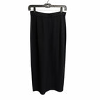 St. John Basics Santana Knit Pull On Maxi Skirt Black Womens Size 6
