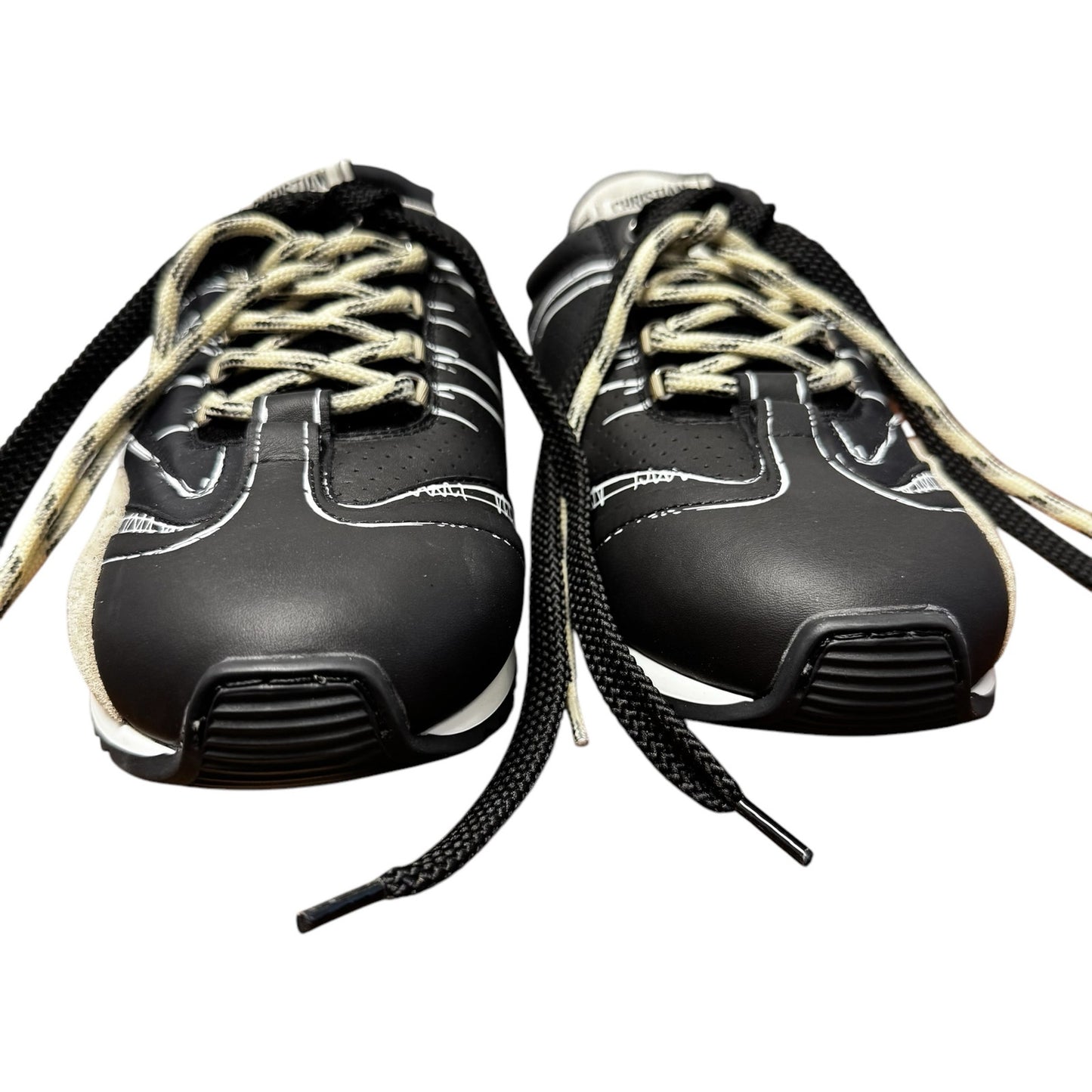 Christian Dior Black Calfskin D Sketch Sneaker Womens 9