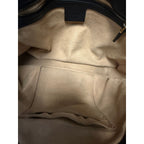 Gucci GG Marmont Black Quilted Leather Handbag Gold Toned Logo Classic Luxury
