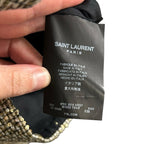 Saint Laurent Sequin Embellished Metallic Tweed Mini Shift Dress Womens 36 US 4