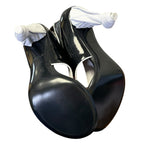Louis Vuitton Black White Patent Leather Knotted Pump Heels Womens 39 / US 9