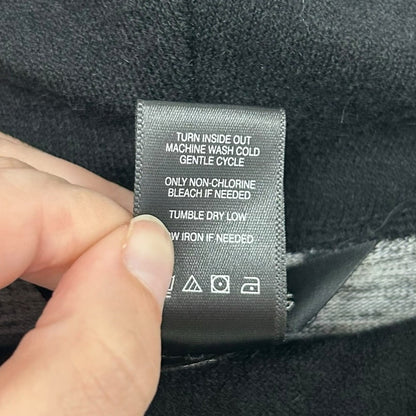 Ali Miles Gray Multicolor Mixed Animal Print Cowl Neck Sweater Womens Large