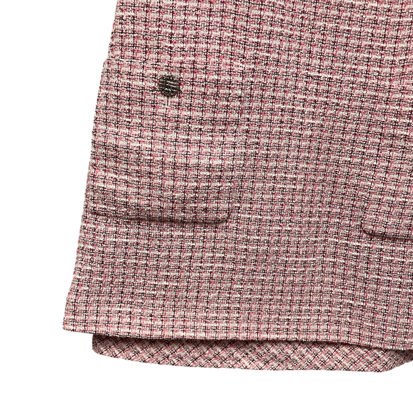 NWT Chanel 2014 Fantasy Tweed Dress Pink White Black Womens Size 34 / US 2