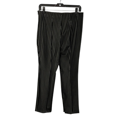 Good American Black Faux Leather Hologram Long and Lean Pants Size 4 / US XL