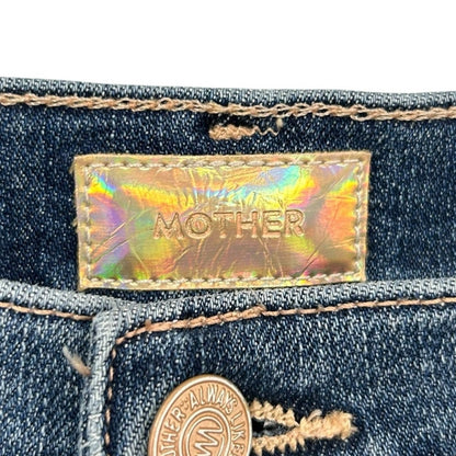 Mother Girl Crush The Insider Crop Step Fray Denim Jeans Womens Size 25 / 2