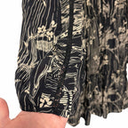 Sea New York Sunniva Mini Dress Black Beige Floral Print Size XS Boho Neutral