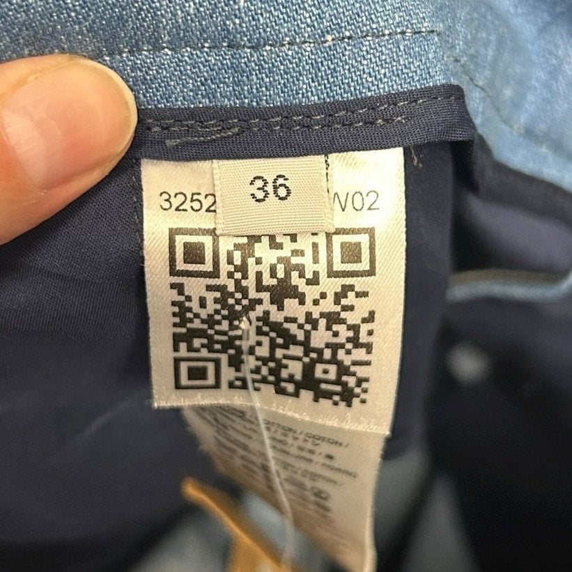 NWT Gabriela Hearst Marsh Flare Cropped Pant Light Blue Denim Pants 36 / US 0