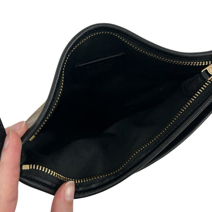 Coach File Crossbody in Signature Canvas Black Leather with Vandal Gummy Bear