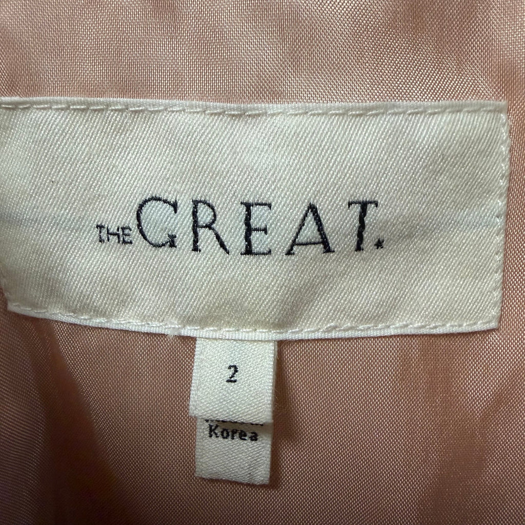 The Great Toasted Almond Leather Fringe Jacket Size 2 / US Medium Western
