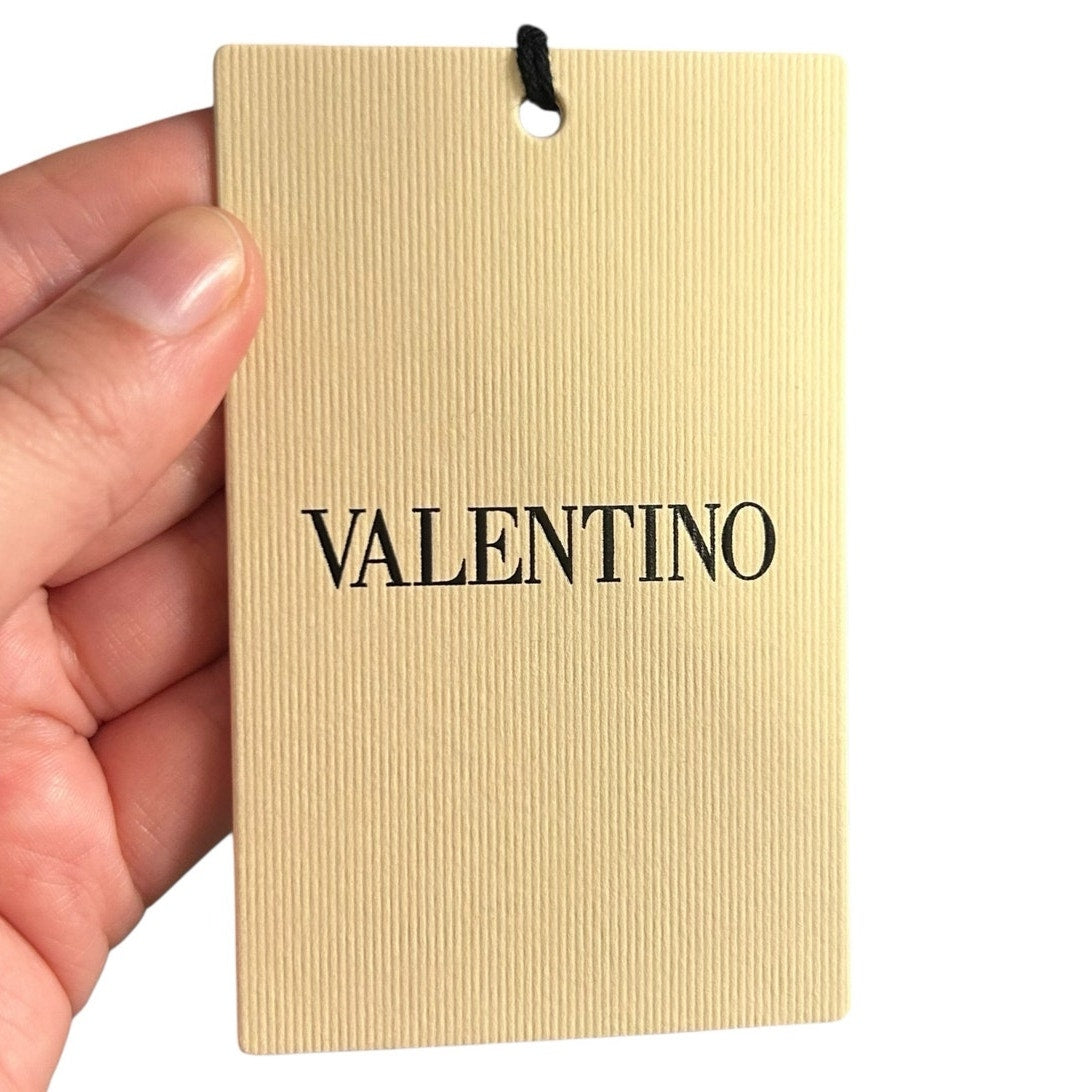 NWT Valentino Indigo Birch Crepe Couture Wool Silk Blend Dress Womens 36 / US 0